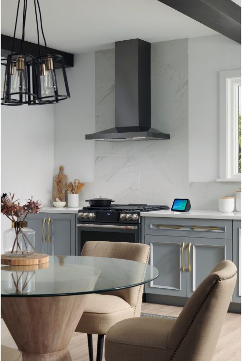 Broan® EWS Series 30" Black Stainless Steel Wall Mounted Range Hood-3