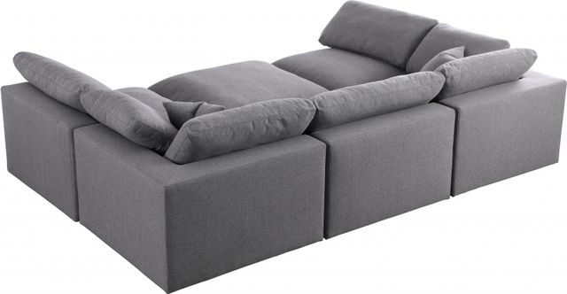 Meridian Furniture Serene 6-Piece Grey Modular Sectional-2
