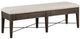 Magnussen Home® Westley Falls Baja Fog/Graphite Upholstered Bench-0
