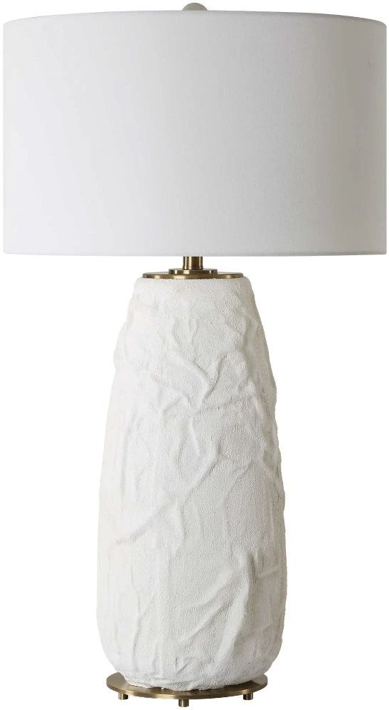 Uttermost® Vida White Glaze Table Lamp-0