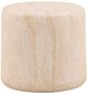 Dovetail Furniture Lessard Faux Travertine Concrete Outdoor Side Table-0