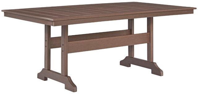 Signature Design by Ashley® Emmeline Brown 7-Piece Outdoor Dining Table Set-1