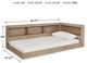 Signature Design by Ashley® Oliah Natural Twin Bookcase Storage Bed-4