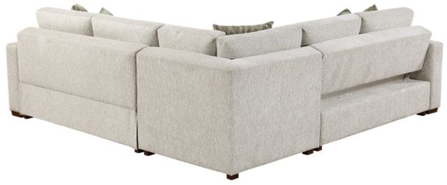 Homelegance® Isla 4-Piece Sand L-Shape Sectional with Pull-out Bed and Ottoman-3