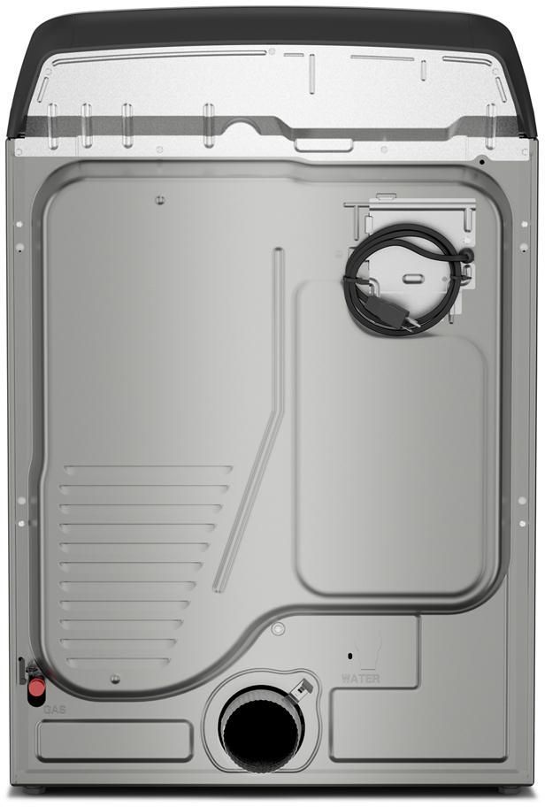 Maytag® 7.4 Cu. Ft. Classic Silver Gas Dryer with Extra Power and Advanced Moisture Sensing-2