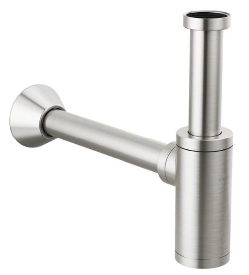 Brizo Brilliance® Luxe Nickel® Bottle Trap with Flange-0