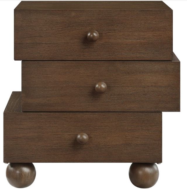 Meridian Furniture Askew Brown Nightstand-1