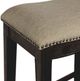 Elements International Parkside Linen Counter Stool-4