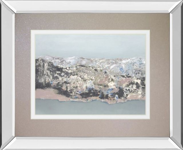 Classy Art Terrain by Caroline Gold Mirror Framed Wall Art-0