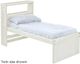 Crate Designs™ Furniture Cloud Twin Captain's Youth Bookcase Bed-0