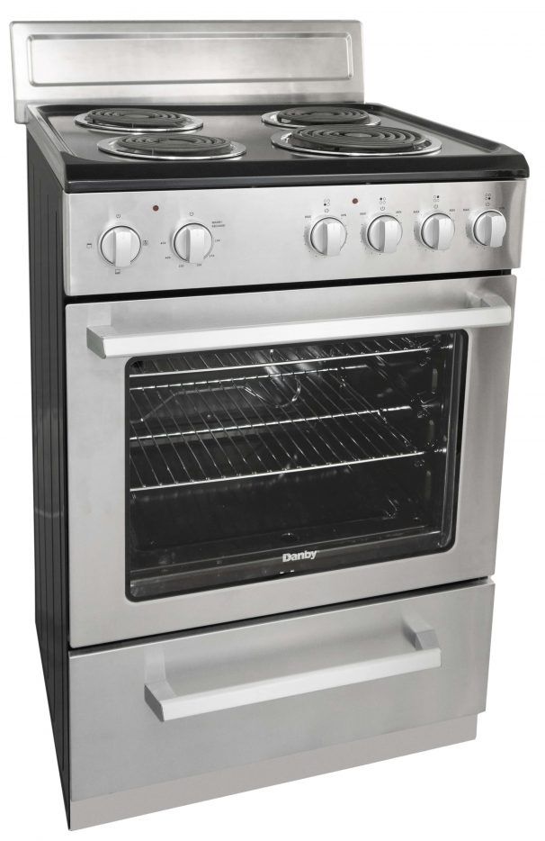 Danby® 24" Stainless Steel Freestanding Electric Range-1