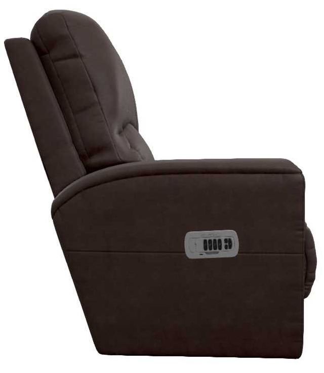La-Z-Boy® Cassian Walnut Leather Power Wall Recliner with Headrest and Lumbar-3