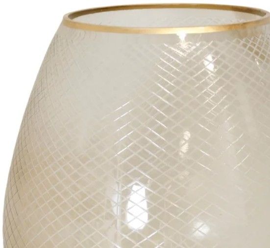 Stylecraft Luster Glass Etching Vase-1