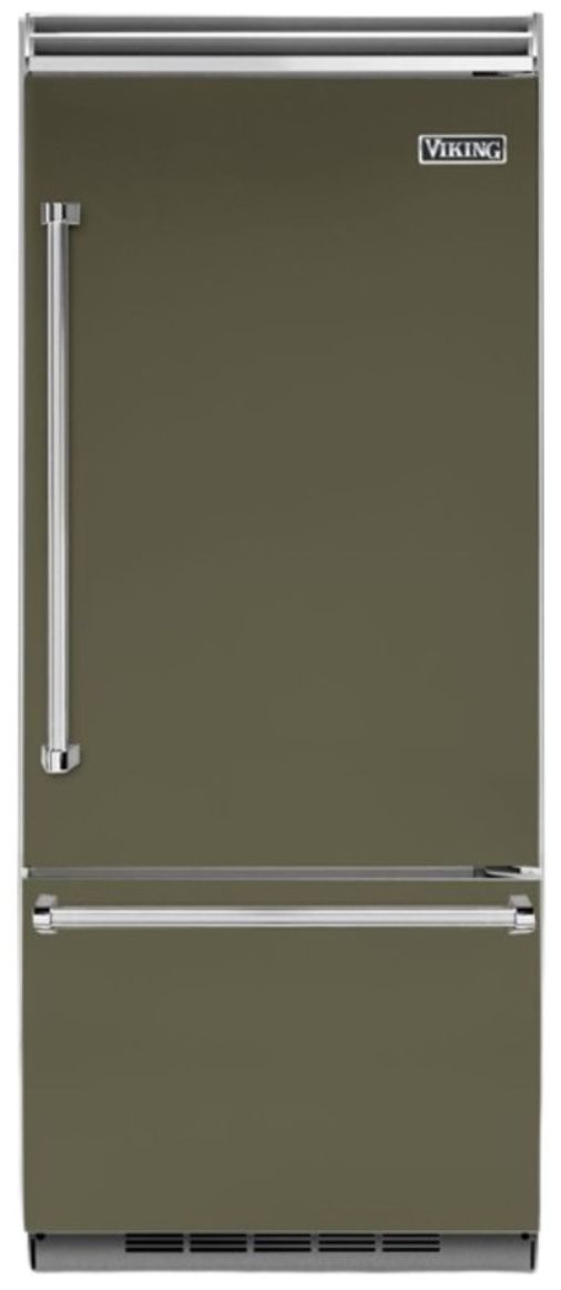 Viking® 5 Series 36 in. 20.4 Cu. Ft. Martini Built In Counter Depth Right Hinge Bottom Freezer Refrigerator