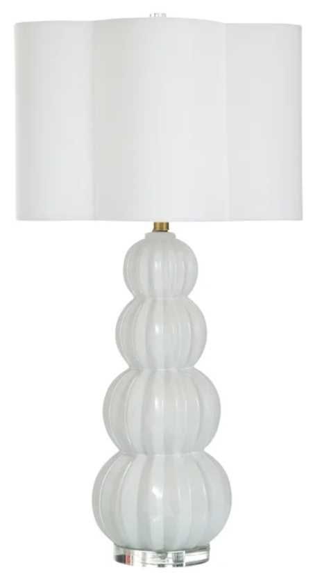 Stylecraft Ophelia High Gloss White Table Lamp-0
