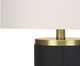 Monarch Specialties Inc. 24"H Black Concrete Table Lamp-2