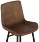 Fairfield® Nadia Brown/Matte Black Counter Stool-4