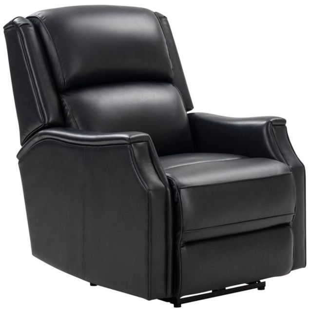 BarcaLounger® Conrad Shoreham Blue Leather Power Recliner-0