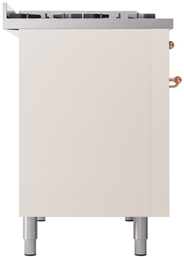 Ilve® Nostalgie II Series 48" Antique White Pro Style Dual Fuel Range-3