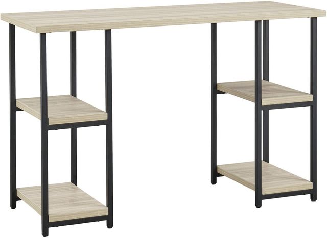 Clearance Signature Design by Ashley® Waylowe Black/Natural Home Office Desk-1