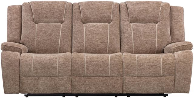 Parker House® Bruno Plush Tobacco Manual Reclining Sofa-3