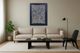 Classy Living Outspoken Midnight Gold Interlock Abstract Wall Art-1
