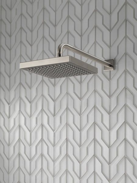 Delta Universal Showering Components Stainless Single-Setting Raincan Shower Head-4