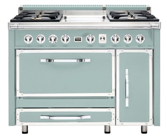 Viking® Tuscany 48" Splash Pro Style Dual Fuel Range with Griddle-0