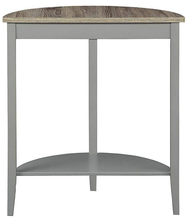 ACME Furniture Justino Natural Oak Top Console Table with Gray Frame-2