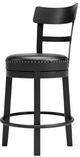 Signature Design by Ashley® Valebeck Black Upholstered Bar Stool-3