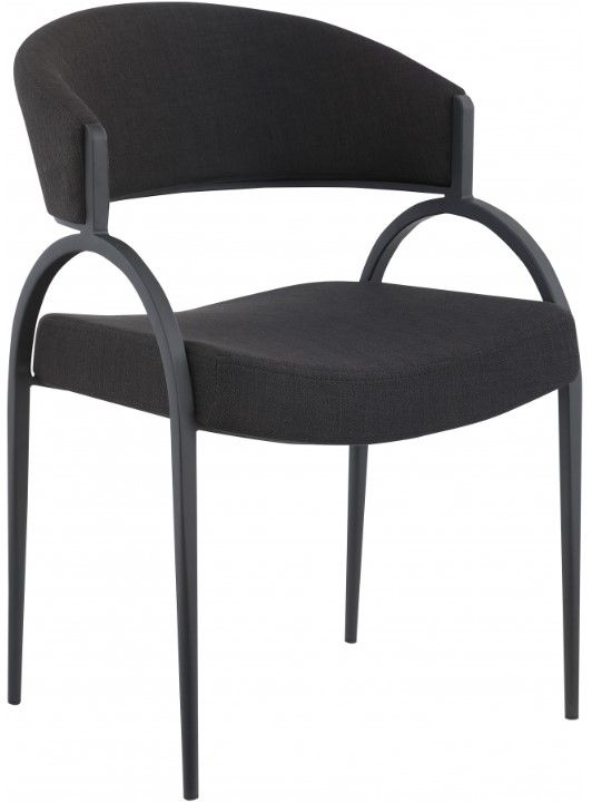 Meridian Furniture Privet Black/Matte Black Dining Chair-0
