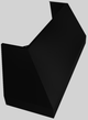 Vent-A-Hood® Designer Series 66" Black Wall Mounted Range Hood-4