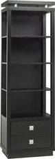 Brassex Inc. Black 4-Tier Entertainment Pier-0