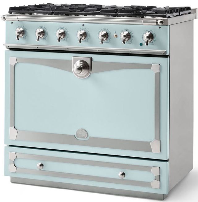 La Cornue CornuFé 90 AlberTine 36" Roquefort Pro Style Dual Fuel Range-0