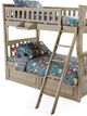 Night & Day Furniture™ Spices Bedroom Chesapeake Sailboat Brushed Driftwood Twin/Twin Bunk Bed-1