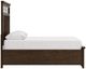 Signature Design by Ashley® Taffenbrook Medium Brown Queen Storage Panel Bed-3