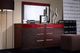 VIG Furniture Rimini Brown/Red Bedroom Mirror-1