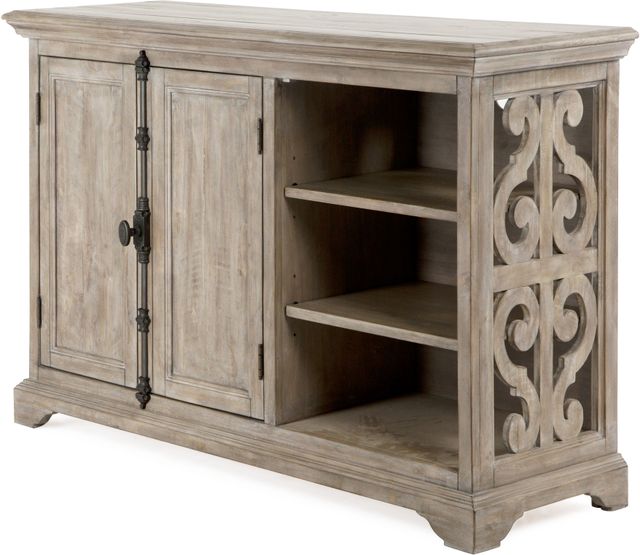 Magnussen Home® Tinley Park Dovetail Grey Printer Stand-1