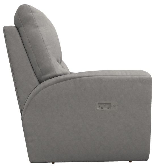 La-Z-Boy®  Cassian Powder Power Reclining Loveseat with Console, Headrest, and Lumbar-3
