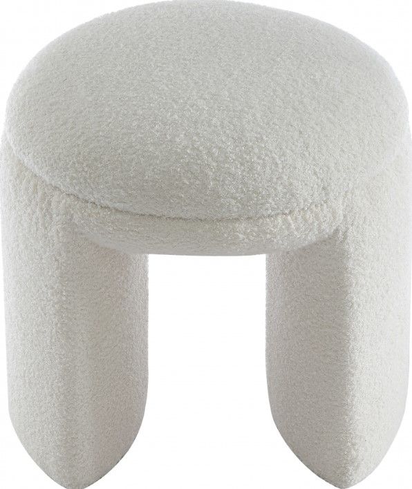 Meridian Furniture Bowen Cream Stool-1