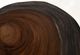 International Furniture Direct Parota Epoxy Brown Chairside Table with Black Base-3