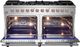 FORNO® Massimo 60" Stainless Steel Pro Style Gas Range-2