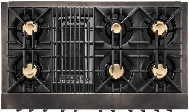 JennAir® 48" Distressed Smoke Pro Style Dual Fuel Range-2