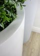Le Present Round Bottom White 36" Planter-2