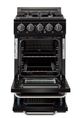 Unique Appliances 20" Black Classic Off Grid Freestanding Propane Range-1