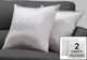 Monarch Specialties Inc. Set of 2 Silver Satin Pillow-0