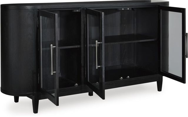 Signature Design by Ashley® Rowanbeck Black Dining Server-1