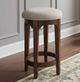 Liberty Furniture Arden Road Cream/Satin Cherry Upholstered Console Stool-1