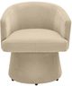 TOV Furniture Kristen Taupe Rolling Desk Chair-3