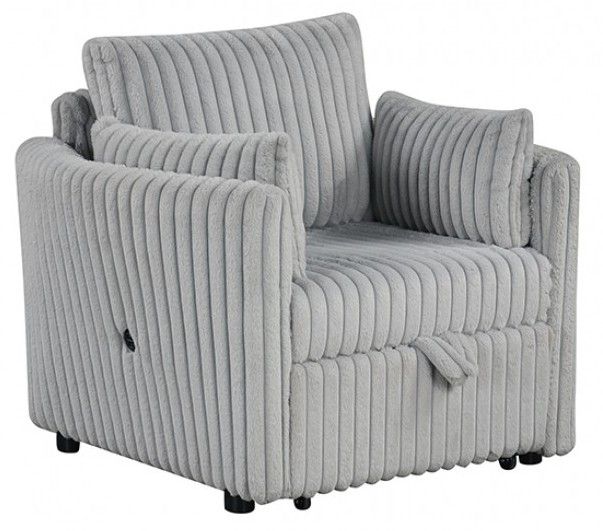Furniture of America® Denholme Gray Chair-0